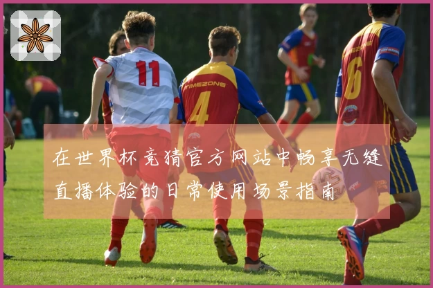 在世界杯竞猜官方网站中畅享无缝直播体验的日常使用场景指南