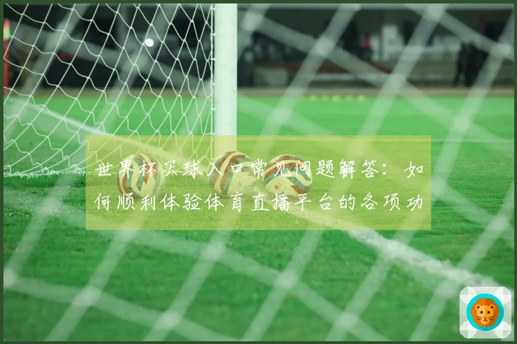 世界杯买球入口常见问题解答：如何顺利体验体育直播平台的各项功能